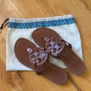Tory Burch Miller Leather Sandals